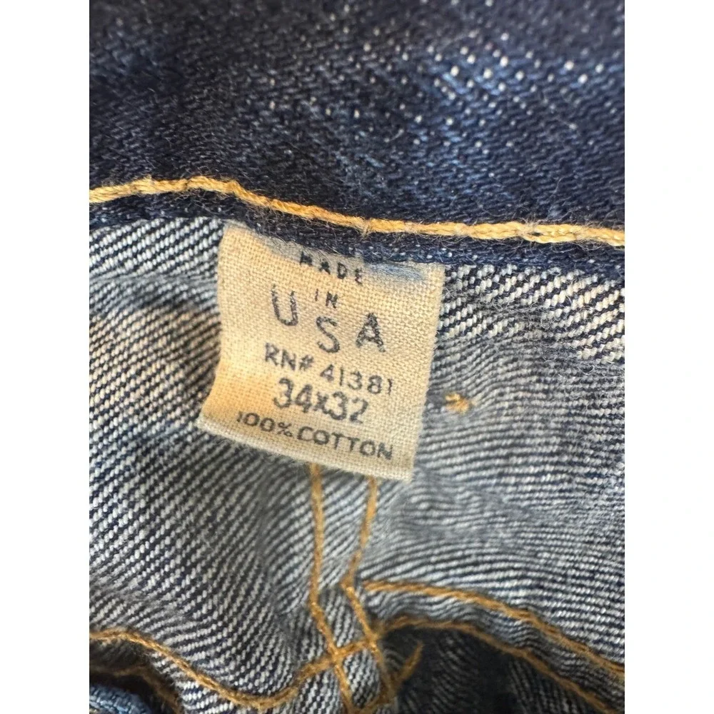 Vintage RRL Double RL Selvedge Jeans 34x32 Made USA Ralph Lauren Denim 90s Y2K
